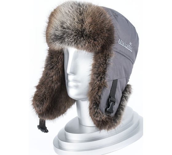 Шапка-ушанка Norfin EXTREME PRO GREY р.L 302803-L