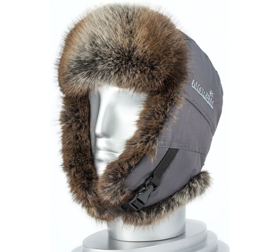Шапка-ушанка Norfin EXTREME PRO GREY р.L 302803-L