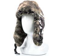 Шапка-ушанка Следопыт HUNTER, мембрана, шиншилла, черно-белый пиксель, р-р XL/30 PF-CAP40