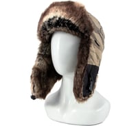 Шапка-ушанка Следопыт RANGER мембрана/полиэстер/хлопок, шиншилла, цвет камуфляж, размер XL/30/ PF-CAP42