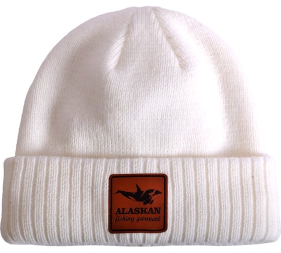 Шапка Alaskan Hat Beanie белая L, 52-54 AWC037W