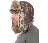 Шапка-ушанка ORION Active Буран зеленая кора, one size 4660335520114