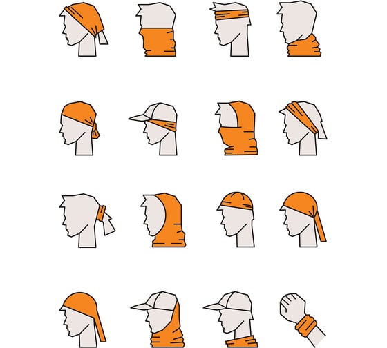 Взрослый бафф ROUTEMARK Emoji Buff-Emoji