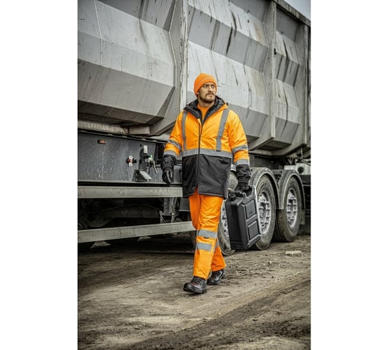 Вязаная шапка HOEGERT TECHNIK SULM универсальный размер/57-61 см, оранжевая HT5K482