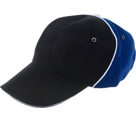 Бейсболка Факел Unit Smart, черный/синий 87476499