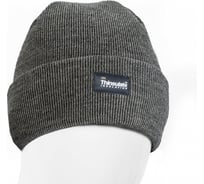 Утепленная двойная трикотажная шапка Факел Север серый 87482282