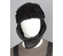 Шапка-ушанка Факел Евро, черная, р.57-59 87482573.002