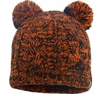 Детская водонепроницаемая шапка с помпонами DexShell DH572 оранжевая DH572TR