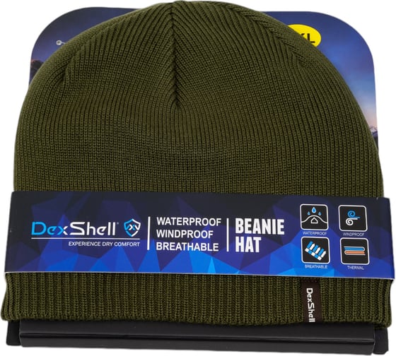 Водонепроницаемая шапка DexShell DH372 оливково-зеленая, размер L/XL, 58-60 см DH372OLVLXL