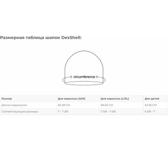 Водонепроницаемая шапка DexShell DH372 оливково-зеленая, размер L/XL, 58-60 см DH372OLVLXL