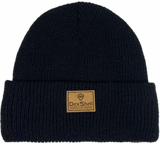 Водонепроницаемая шапка DexShell Watch Beanie DH322BLK, черный, размер 56-58 см DH322BLK