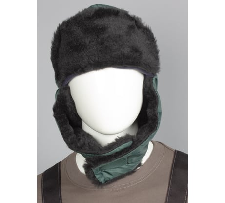 Шапка Факел Евро Ушанка, темно-зеленый, р. 57-59 87482572.002