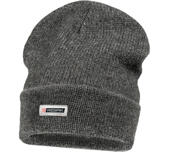 Шапка шерстяная RESPIK 980 серая R980 1