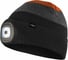 Шапка с фонариком NEO Tools WARM черно-серо-оранжевая 81-631 1
