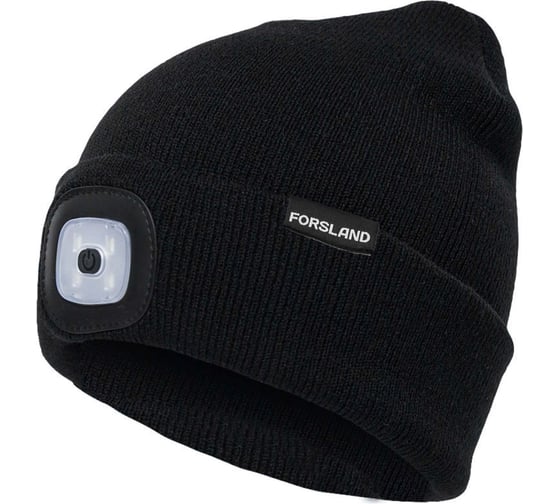 Шапка Forsland 21х23см, черный Forsland-444 black(67517)