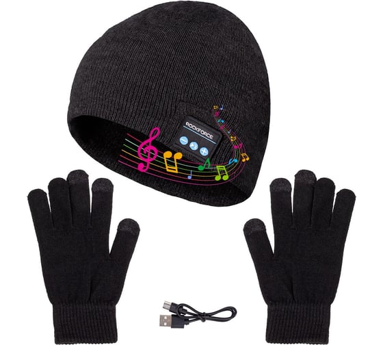 Шапка Rockforce 20х22см (цвет: черный) RF-111 Black(62868)