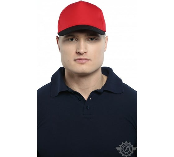 Кепи СОЮЗСПЕЦОДЕЖДА красно-черная 2140005507017