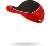 Бейсболка СОЮЗСПЕЦОДЕЖДА ЮНИТ СМАРТ черная с красным 2000000181028