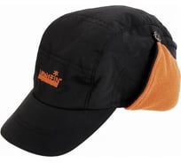 Шапка-ушанка из флиса Norfin SIAMAA BLACK 302771-XL