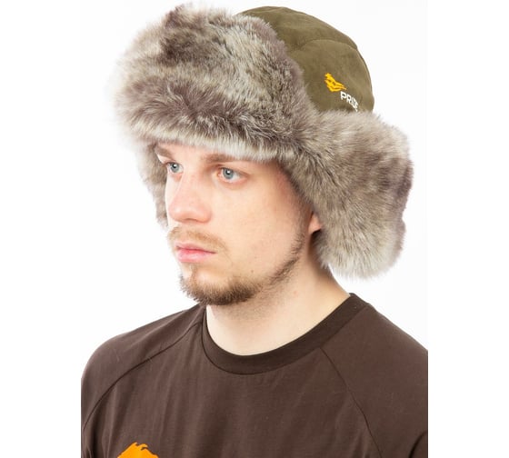 Шапка-ушанка PRIDE Taiga Тайга NEW, Исландия, хаки, M ЕР-00006523