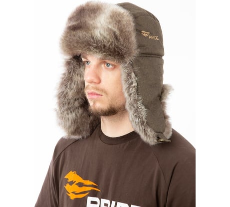 Шапка-ушанка PRIDE Taiga Тайга NEW, Бавария, коричневый, M ЕР-00006525