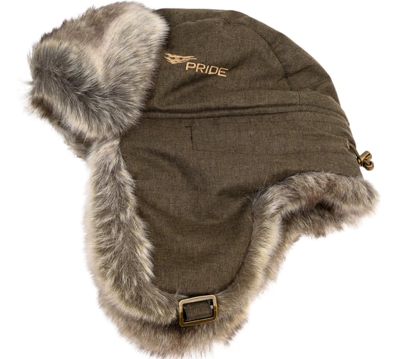 Шапка-ушанка PRIDE Taiga Тайга NEW, Бавария, коричневый, M ЕР-00006525