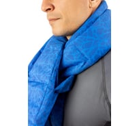 Стеганый шарф Payer таффета, синяя мозаика ЕР-00007299 25050801