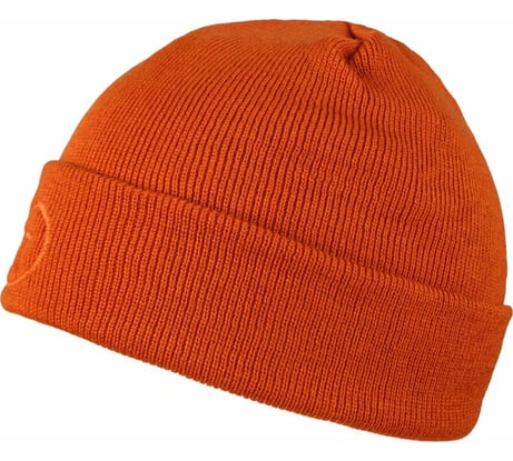 Шапка с отворотом Ifrit Ran двойная вязка, акрил, кирпичный Ш-470-6 4630086587674