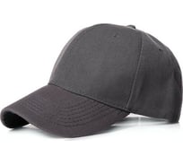 Форменная бейсболка Beroma унисекс, из хлопка, с застежкой на липучке, темно-серый 07715779