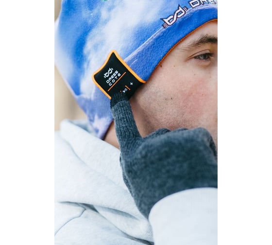 Шапка с беспроводными Bluetooth-наушниками Dress Cote HATSONIC, модель 3, фотопечать 1-8-011