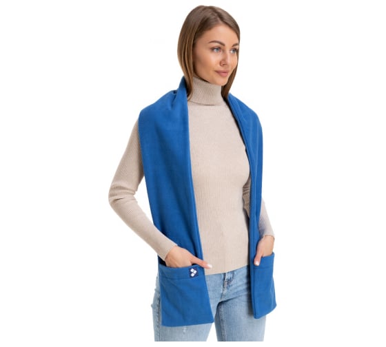 Шарф с карманами ROUTEMARK walker blue WalkerBlue