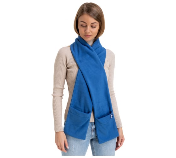 Шарф с карманами ROUTEMARK walker blue WalkerBlue