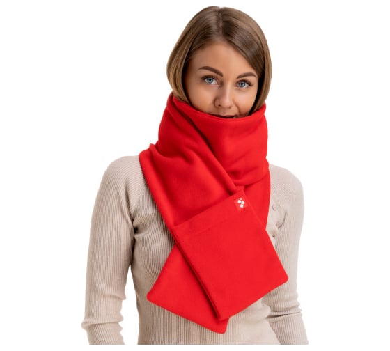 Шарф с карманами ROUTEMARK walker red WalkerRed