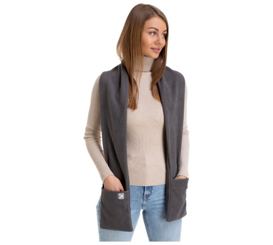 Шарф с карманами ROUTEMARK walker dark grey WalkerDarkgrey