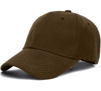Бейсболка унисекс из хлопка с металлической застежкой Beroma темно-коричневый 07717428