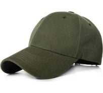 Бейсболка унисекс из хлопка с металлической застежкой Beroma болотный 07717433