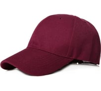 Бейсболка унисекс из хлопка с металлической застежкой Beroma бордовый 07717427