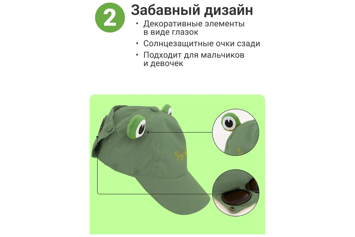 Кепка Nonstopika цвет зеленый capfroggreen - выгодная цена, отзывы,  характеристики, фото - купить в Москве и РФ