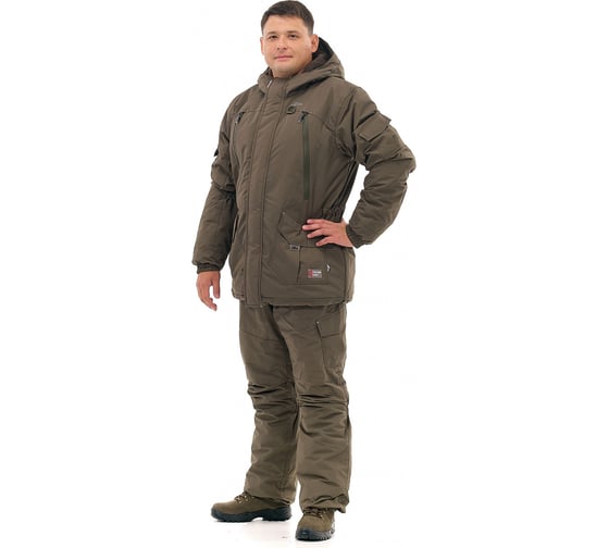 Демисезонный костюм для рыбалки Grayling Скат -15, хаки, р. 68-70, рост 182-188 4630037711691