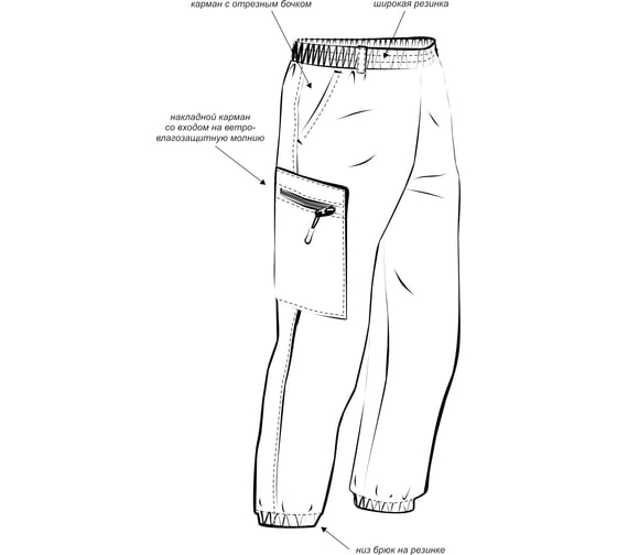 Костюм URSUS ТУРИСТ 1 КОС286-ПИТОН ЗЕЛЕНЫЙ; 44-46, 170-176