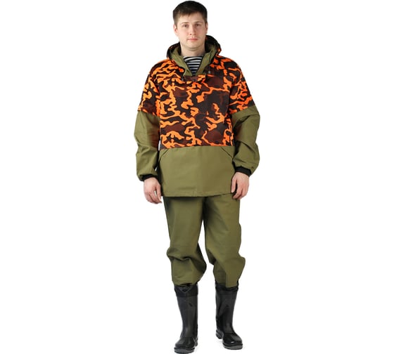 Противоэнцефалитный костюм URSUS хаки/оранжевый кмф КОС258-К389; 60-62, 170-176