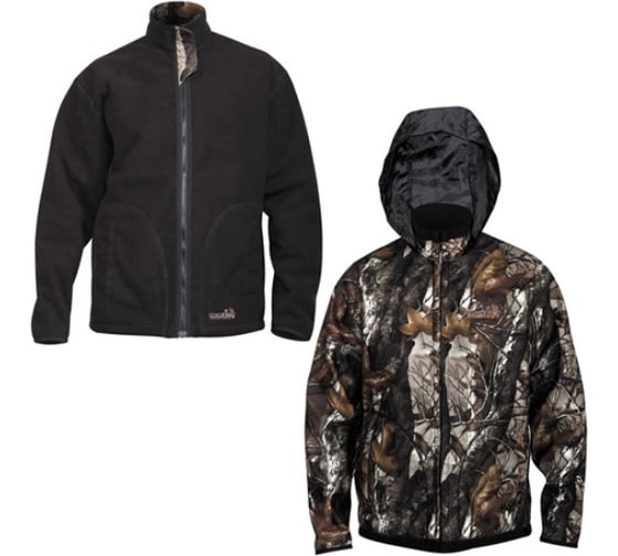 Двухсторонняя куртка NORFIN Hunting THUNDER STAIDNESS/BLACK 02 р.M 721002-M 1