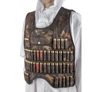 Разгрузочный жилет Фабрика ЗОНТ РАТНИК с патронташем на 54 патрона 12 калибр, тёмный лес 357 dad357000