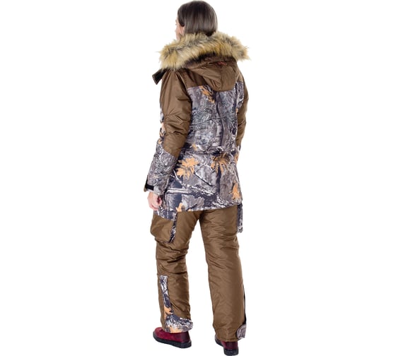 Женский зимний костюм HUNTSMAN Карелия Пихта/Бронза Cats eye/Poly dots НФ-00000221/44-46/158-164