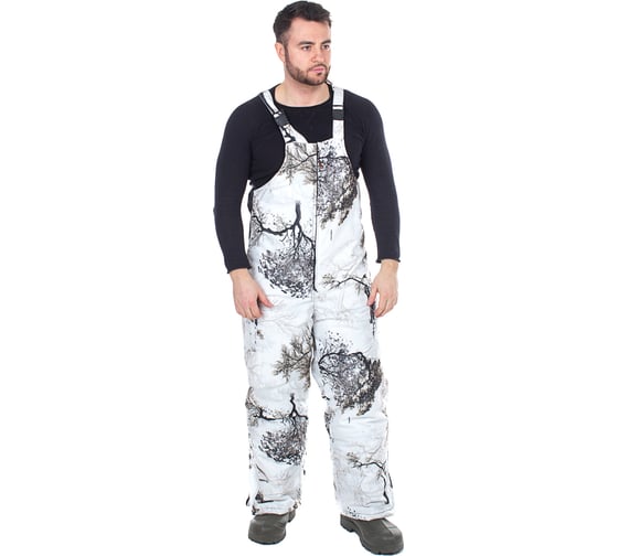 Зимний костюм HUNTSMAN Памир Белый Лес (кусты) Alova, НФ-00000223/48-50/176