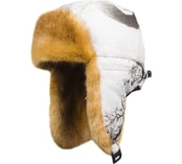 Детская зимняя шапка-ушанка HUNTSMAN Евро Белка Белый лес НФ-00000068/54