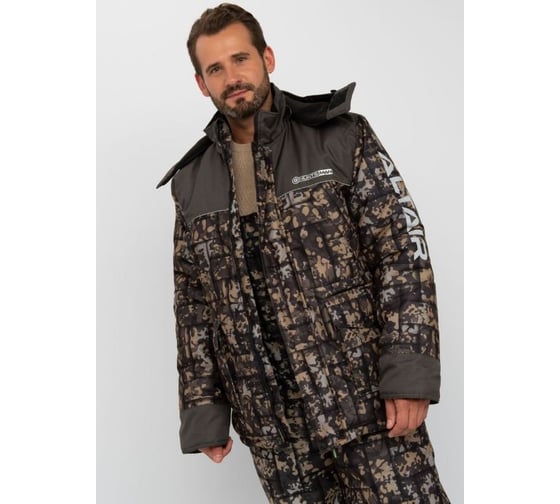 Зимний костюм Huntsman Альтаир, ткань Alova, цвет КМФ 005 (переплетение хаки), НФ-000004370/44-46/170-176