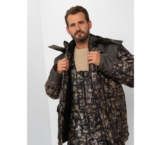 Зимний костюм Huntsman Альтаир, ткань Alova, цвет КМФ 005 (переплетение хаки), НФ-000004370/44-46/170-176