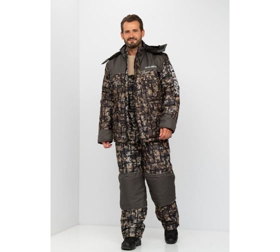 Зимний костюм Huntsman Альтаир, ткань Alova, цвет КМФ 005 (переплетение хаки), НФ-000004376/48-50/182-188
