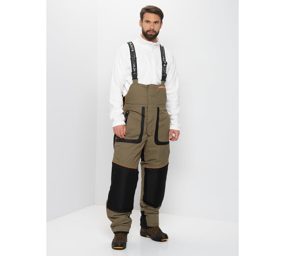 Зимний костюм HUNTSMAN Siberia LUX, Breathable, хаки/черный НФ-000002661/60-62/170-176